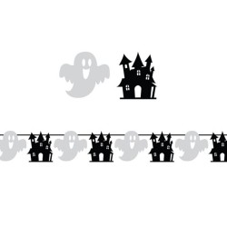 Guirnalda fantasmas y castillos Halloween | Ducaval | Envías 24/48 ho