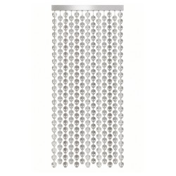 Cortina Metalizada Calaveras 100x200cm | Ducaval | Envíos 24/48 horas