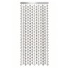 Cortina Metalizada Calaveras 100x200cm | Ducaval | Envíos 24/48 horas