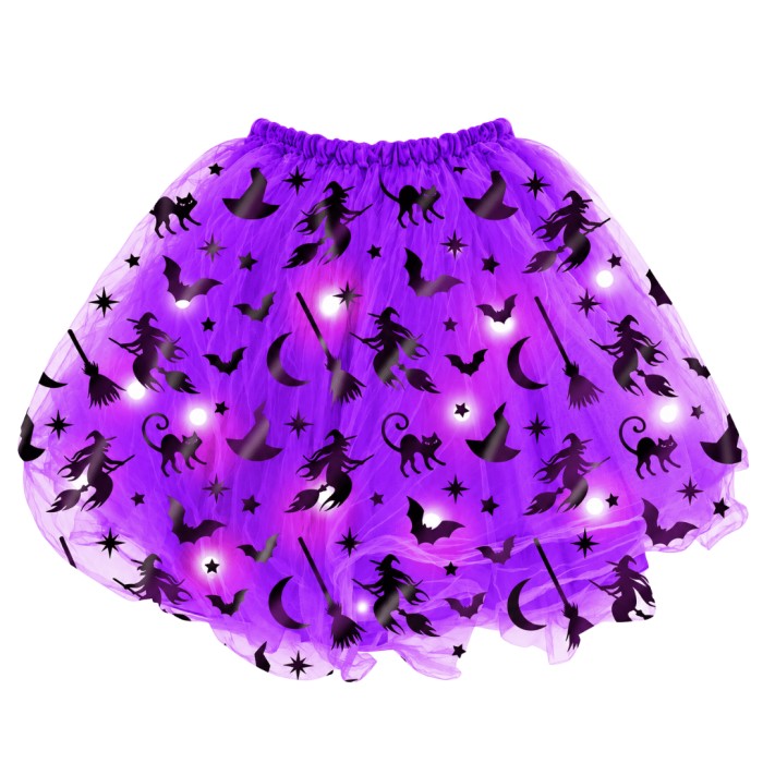 Tutú Lila Con Luz 40 Cm  | Ducaval | Envíos 24/48 horas 