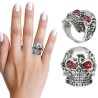 Anillo calavera metal 3cm | Ducaval | Envías 24/48 horas 