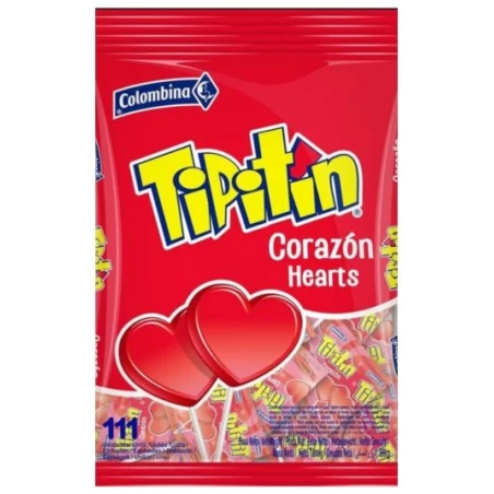 Tipitín corazón 111uds