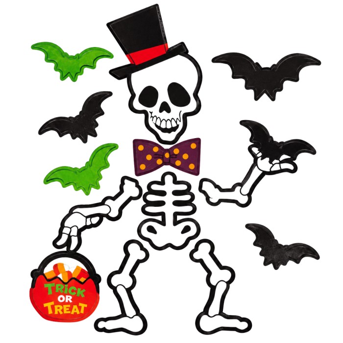 Imanes De Esqueleto Para Nevera Halloween 25x25cm | Ducaval | Envíos 