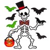 Imanes De Esqueleto Para Nevera Halloween 25x25cm | Ducaval | Envíos 