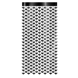 Cortina Metalizada Murciélagos 100x200cm | Ducaval | Envíos 24/48 hor