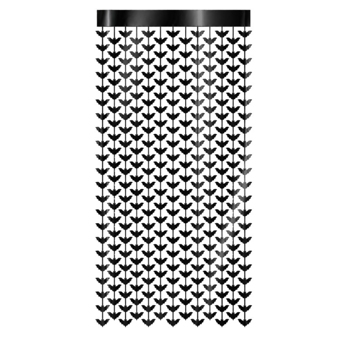 Cortina Metalizada Murciélagos 100x200cm | Ducaval | Envíos 24/48 hor