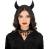 Diadema cuernos negro brillo | Ducaval | Envías 24/48 horas 