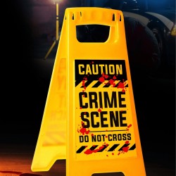 Cartel escena crimen | Ducaval | Envías 24/48 horas 