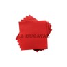 Servilleta rojo 20x20 2c 100ud,Ducaval  2448 horas