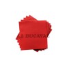 Servilleta rojo 20x20 2c 100ud,Ducaval  2448 horas