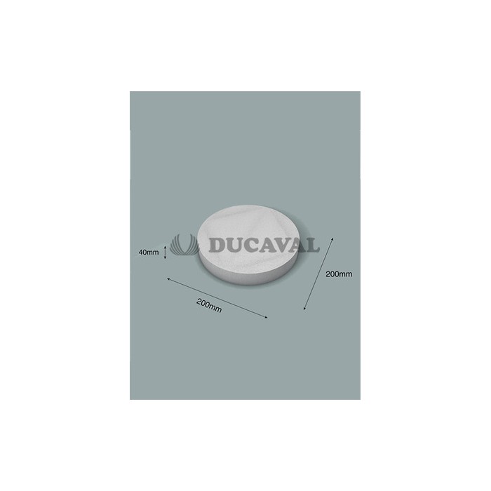 Base círculo 200 x 40 mm. Ducaval envios 24/48 horas