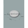 Base círculo 200 x 40 mm. Ducaval envios 24/48 horas