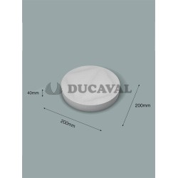 Base círculo 200 x 40 mm. Ducaval envios 24/48 horas