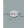 Base círculo 200 x 40 mm. Ducaval envios 24/48 horas