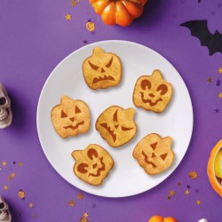 Molde de 6 Galletas de Calabaza Halloween | Ducaval | Envíos 24/48 ho