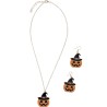 Kit pendientes y collar calabaza | Ducaval | Envías 24/48 horas 