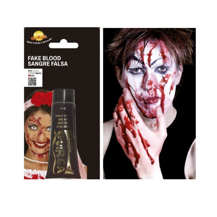 Tubo de Sangre falsa Disfraces Ducaval
