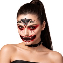 Tatuaje Facial De Vampiro| Ducaval | Envías 24/48 horas 