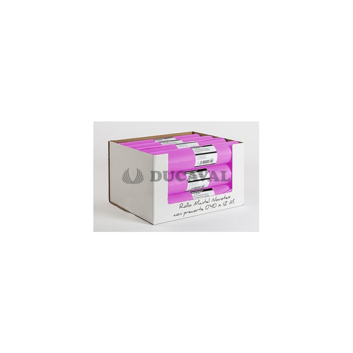 Rollo mantel rosa 0.40x12m precortado