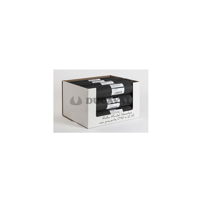 Rollo mantel negro 0.40x12m precortado. Ducaval 2448 horas