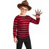 Camiseta Freddy Infantil Roja y Negra para Halloween | Ducaval | Enví