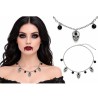Collar de Calaveras y Bolas Negras para Halloween | Ducaval | Envías 
