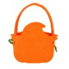 Cesta Calabaza Halloween Fieltro 17x20 Cm  | Ducaval | Envíos 24/48 h
