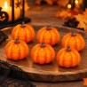 Set 6 Calabazas Naranjas Lacadas 3,5 Cm | Ducaval | Envías 24/48 hora