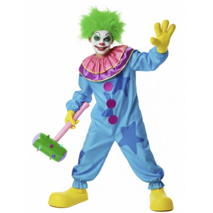 Disfraz payaso diabolico infantil| Ducaval | Envías 24/48 horas 