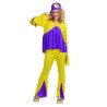 Disfraz de Hippie chica amarillo