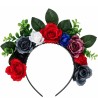 Diadema de Flores con Hojas – Corona Floral para Disfraz | Ducaval | 