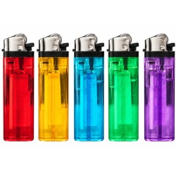 Encendedor Transparente de Piedra – Caja 50 Unidades I Ducaval I Enví