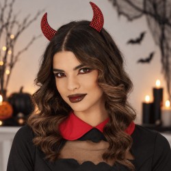 Diadema De Diablo Con Cuernos Rojos | Ducaval | Envíos 24/48 horas 