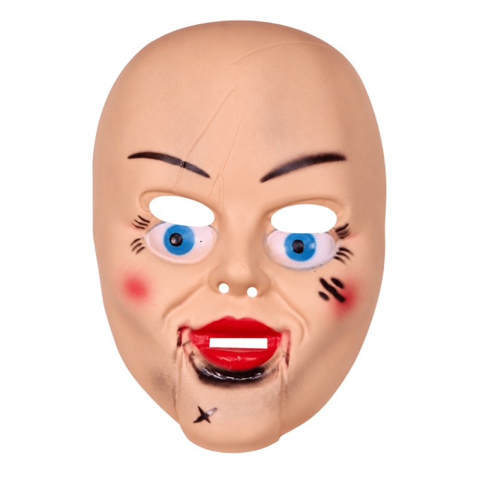 Máscara De Muñeca De Terror PVC | Ducaval | Envíos 24/48 horas 