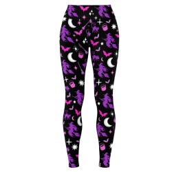 Leggins Estampado De Brujas | Ducaval | Envíos 24/48 horas 