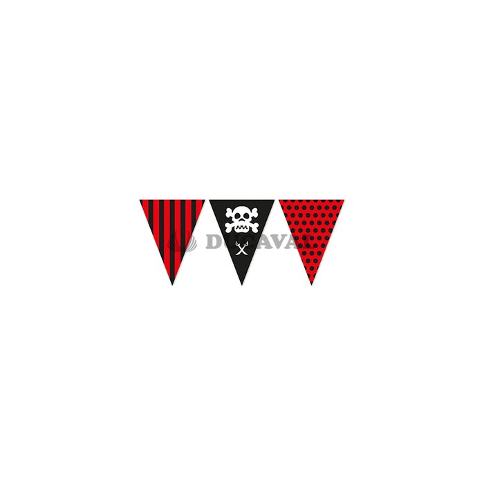 Banderas triangular piratas pol