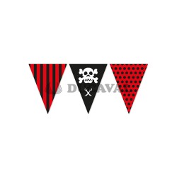 Banderas triangular piratas pol