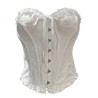 Corset epoca con encaje blanco  | Ducaval | Envías 24/48 horas 