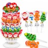 Piruletas de Navidad 15 g – Christmas Lollipop 60 Uds | Ducaval | Env