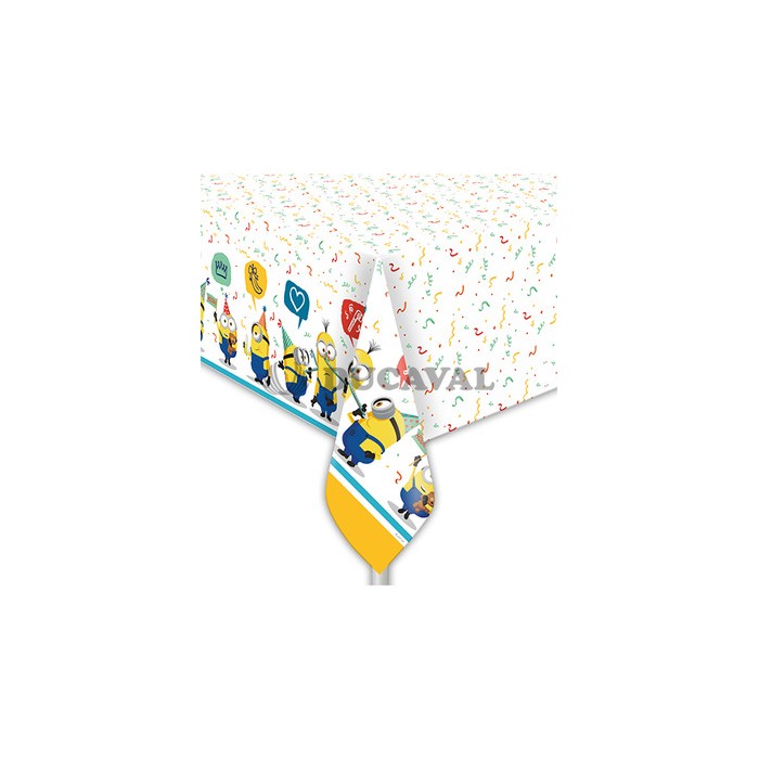 Mantel plástico minions 120x180cm | Ducaval |