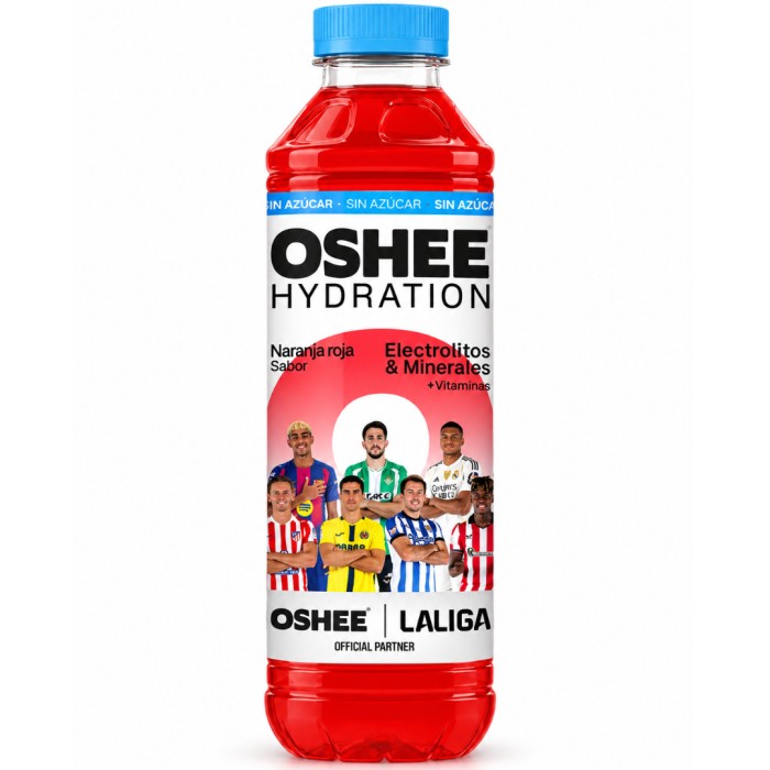 OSHEE Hydration Naranja Roja Sin Azúcar 555 ml | Ducaval | Envías 24/