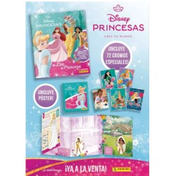 Álbum Disney Princesas + 4 Sobres de Cromos Panini | Ducaval | Envías