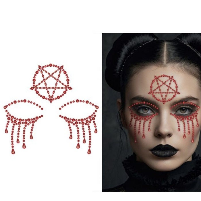 Joyas faciales satanica 13x15 cm | Ducaval | Envías 24/48 horas 
