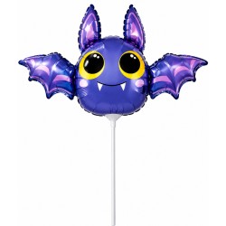 Globo Foil Mini Murciélago Morado para Halloween  | Ducaval | Envías 