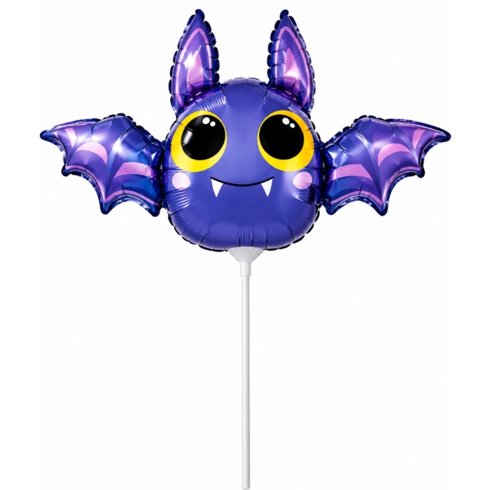 Globo Foil Mini Murciélago Morado para Halloween  | Ducaval | Envías 