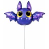 Globo Foil Mini Murciélago Morado para Halloween  | Ducaval | Envías 