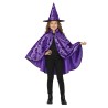 Set De Bruja Lila Infantil Con Capa Y Sombrero | Ducaval | Envíos 24/