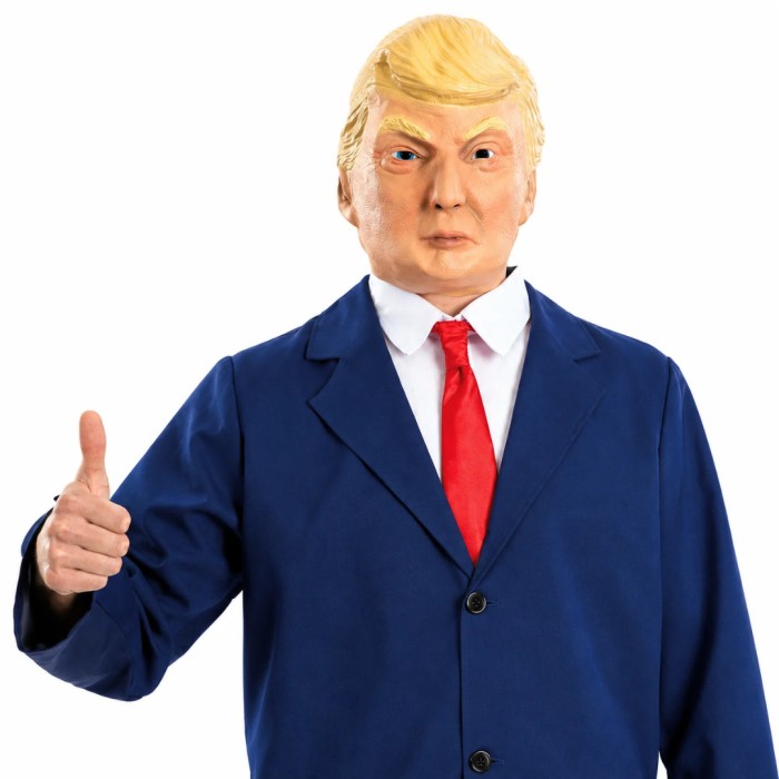 Máscara Presidente Donald Trump de Látex para Disfraces | Ducaval | E