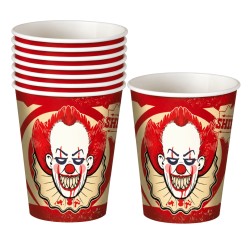Vasos De Payaso 8 Unds 10 cm | Ducaval | Envíos 24/48 horas