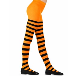 Medias de Rayas Naranja y Negro Infantil para Halloween | Ducaval | E